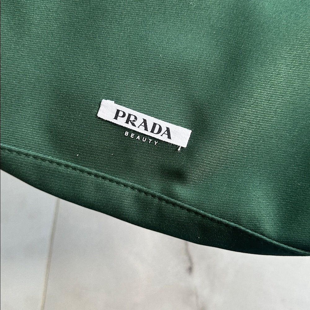 Prada Green Toiletry Pouch - Picture 2 of 6
